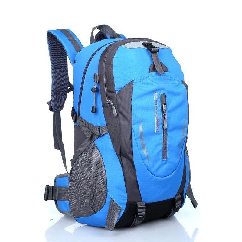 40L Water-Resistant Hiking & Travel Backpack