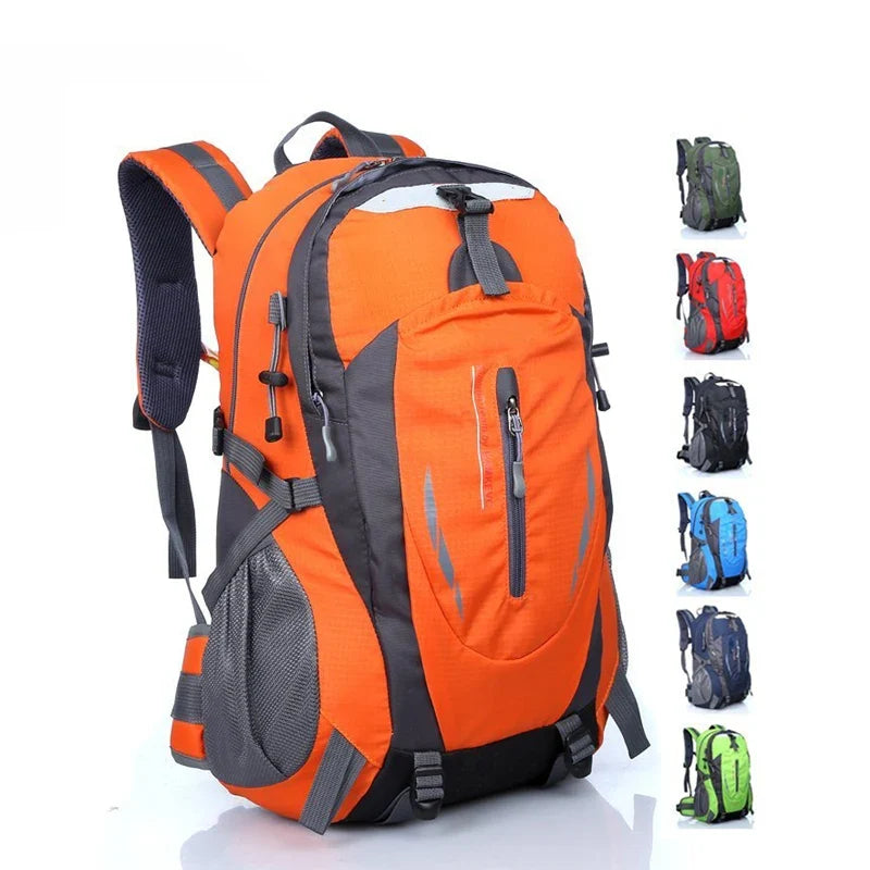 40L Water-Resistant Hiking & Travel Backpack