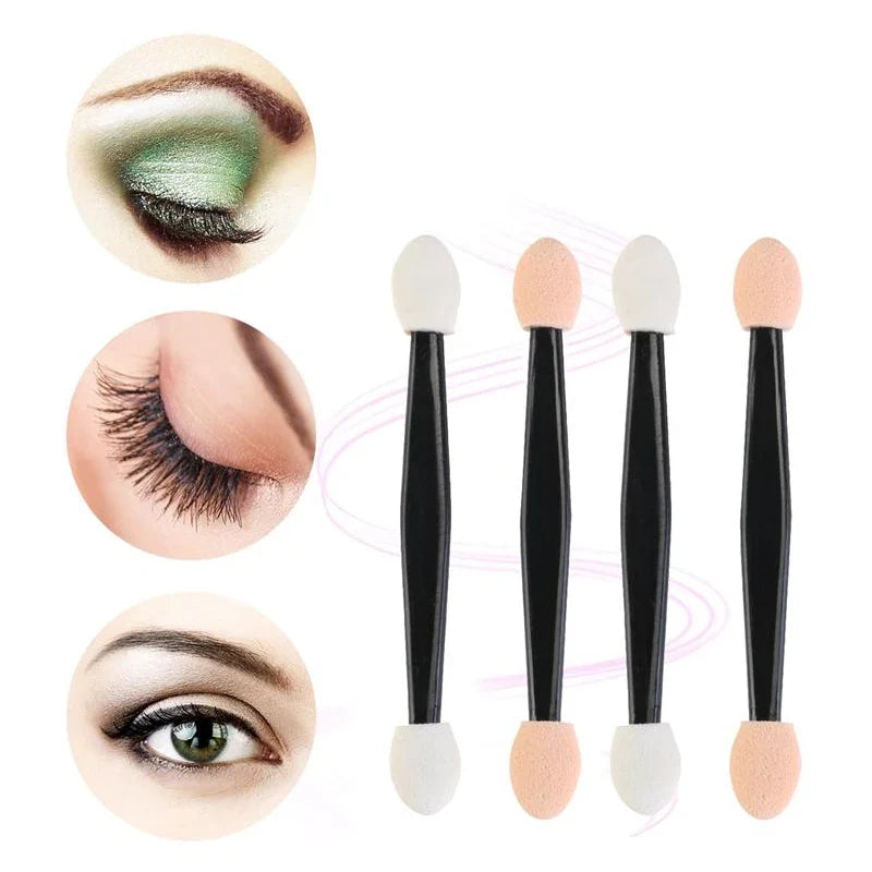 Dual-Sided Eyeshadow Sponge Applicators – Multiple Pack Sizes