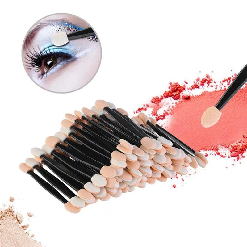 Dual-Sided Eyeshadow Sponge Applicators – Multiple Pack Sizes