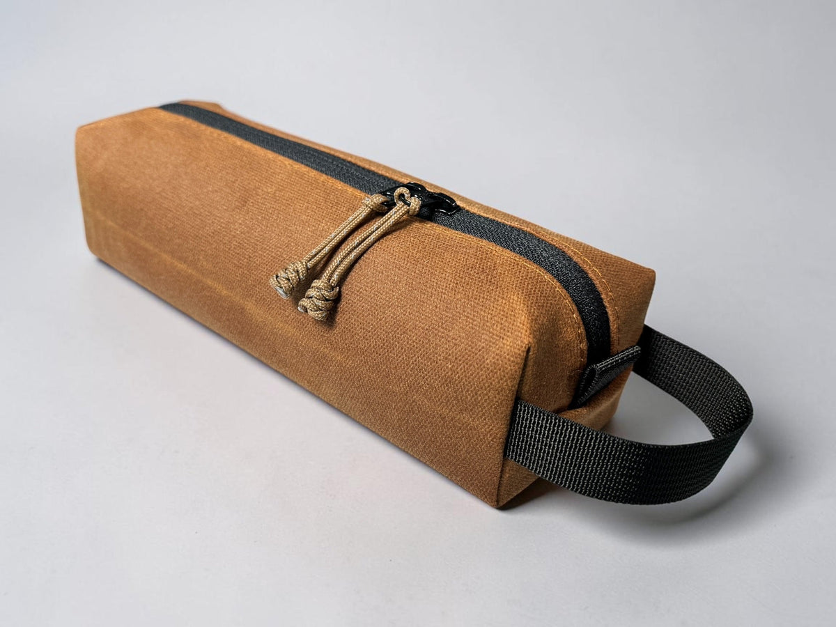 Waxed Canvas Box Pouches