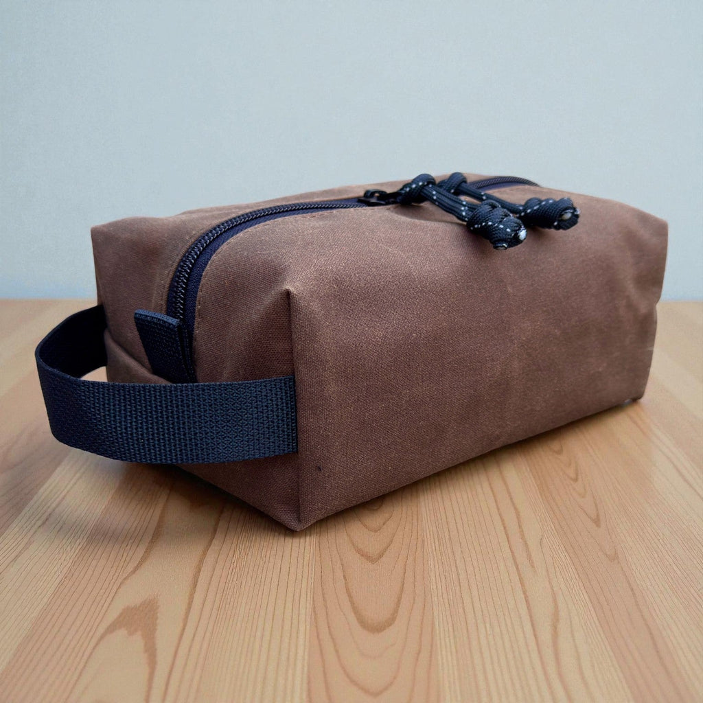 Waxed Canvas Box Pouches