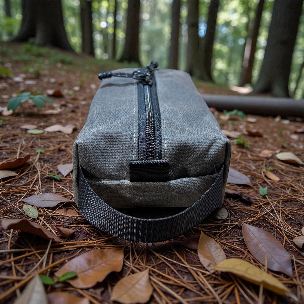 Waxed Canvas Box Pouches