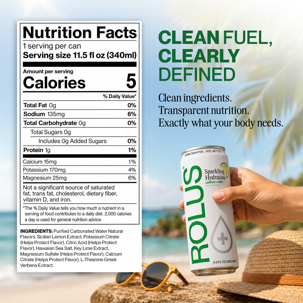 ROLUS Sparkling Hydration Drink