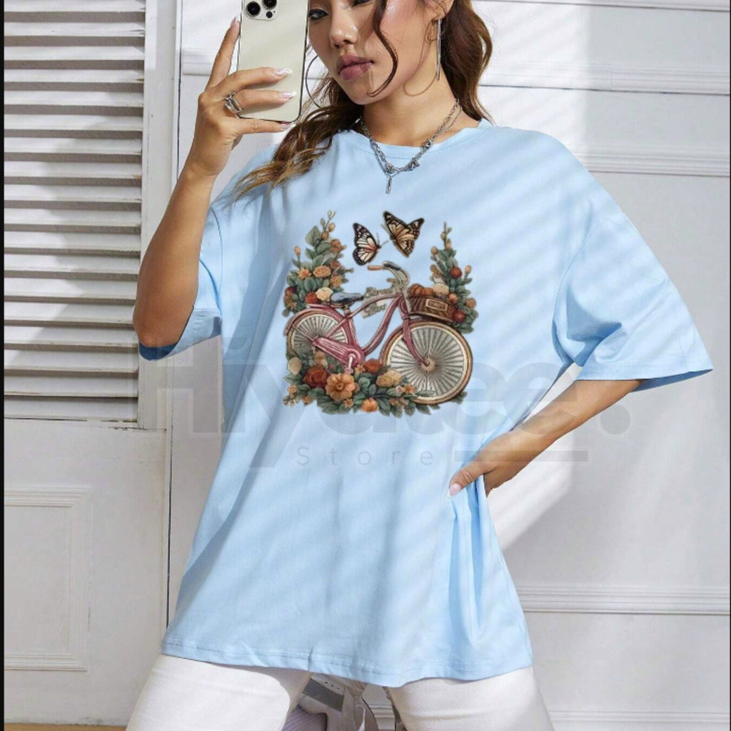 Korean Style Oversized Graphic T-Shirt