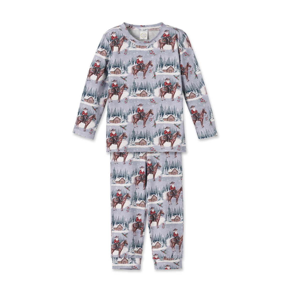 Cowboy Christmas Children's Bamboo Pajama Set