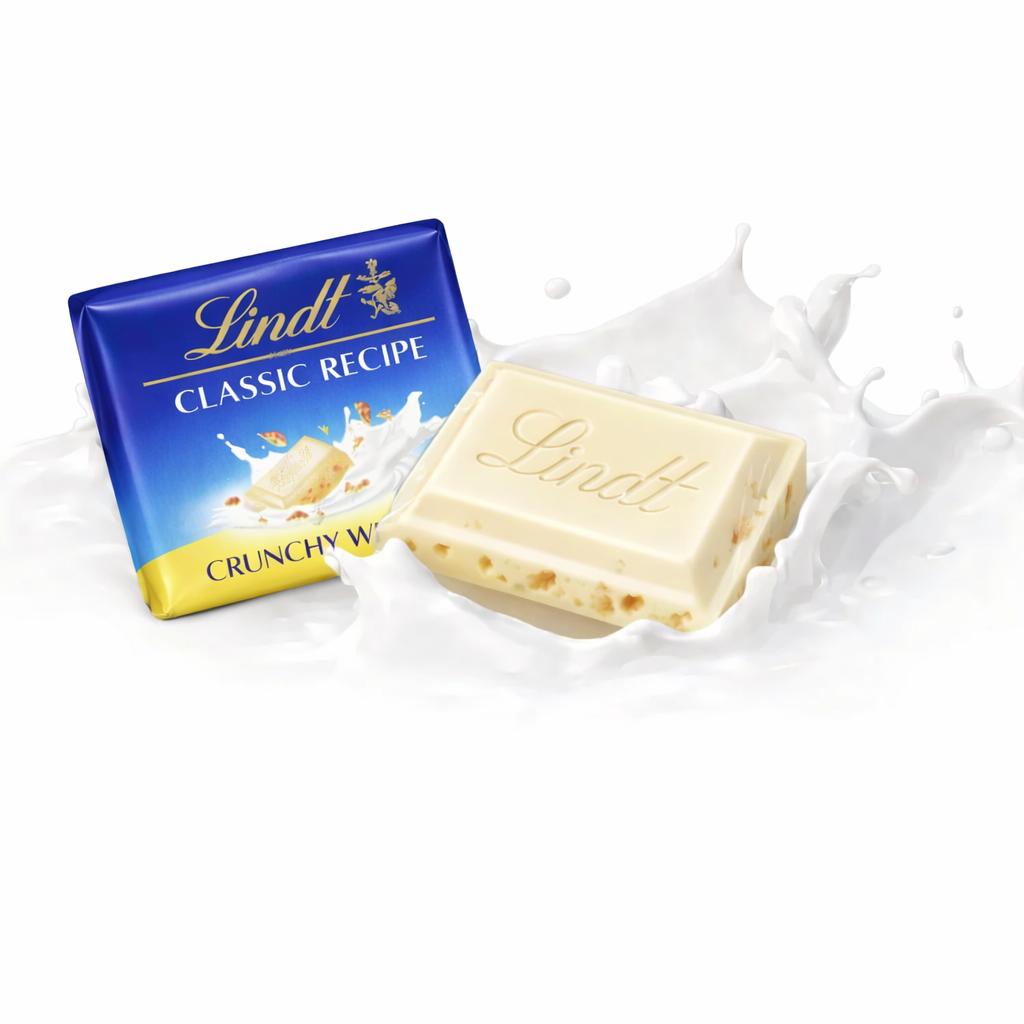 Lindt Classic Recipe Crunchy White Chocolate