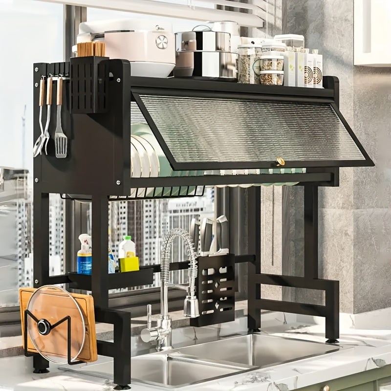 Over Sink Dish Drying Rack 1 1 Tier