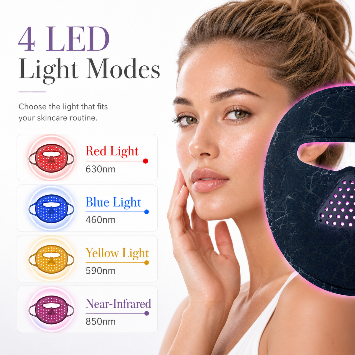 Red Light Therapy Face Mask