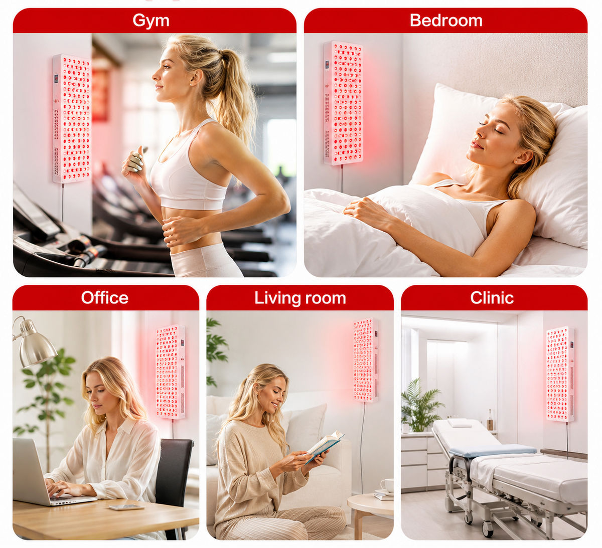Red & Near-Infrared Full-Body Light Panel, 1500W