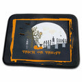 Spooky Graveyard Halloween Dish Drying Mat