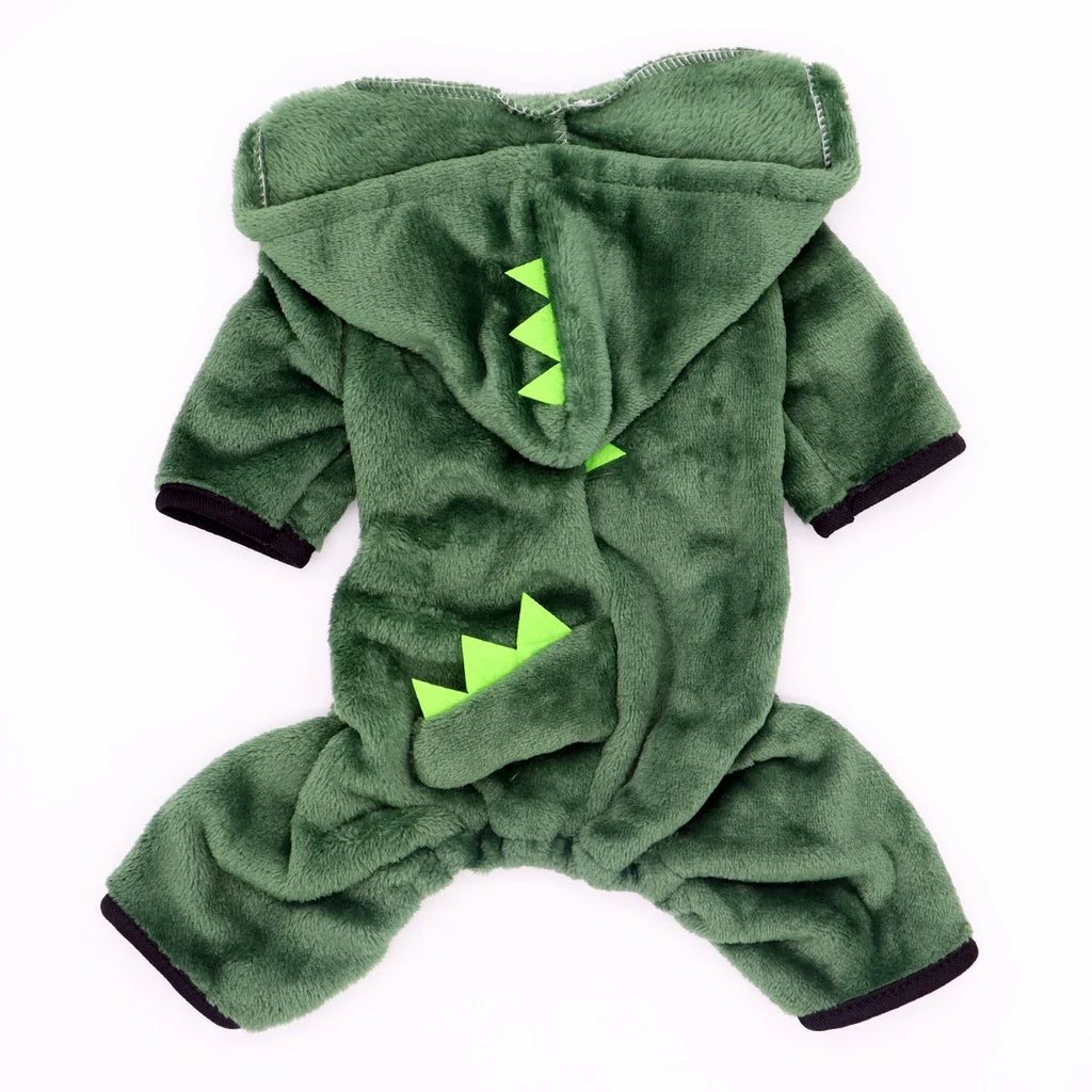 Dinosaur Fleece Costume for Cats & Dogs