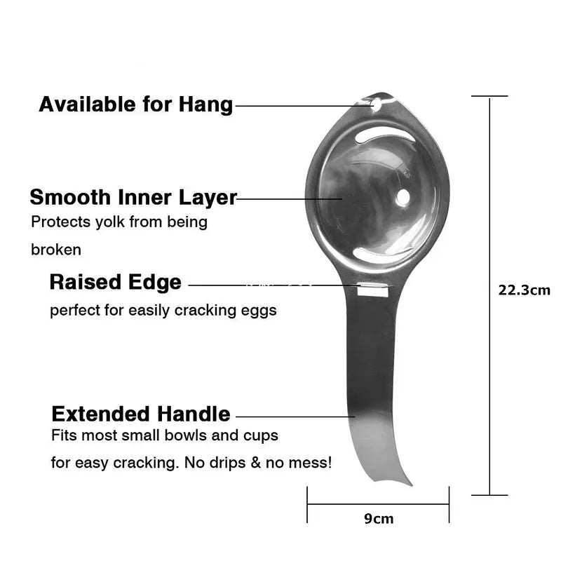 Stainless Steel Egg Separator