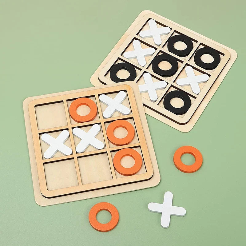 Wooden Tic-Tac-Toe Chess