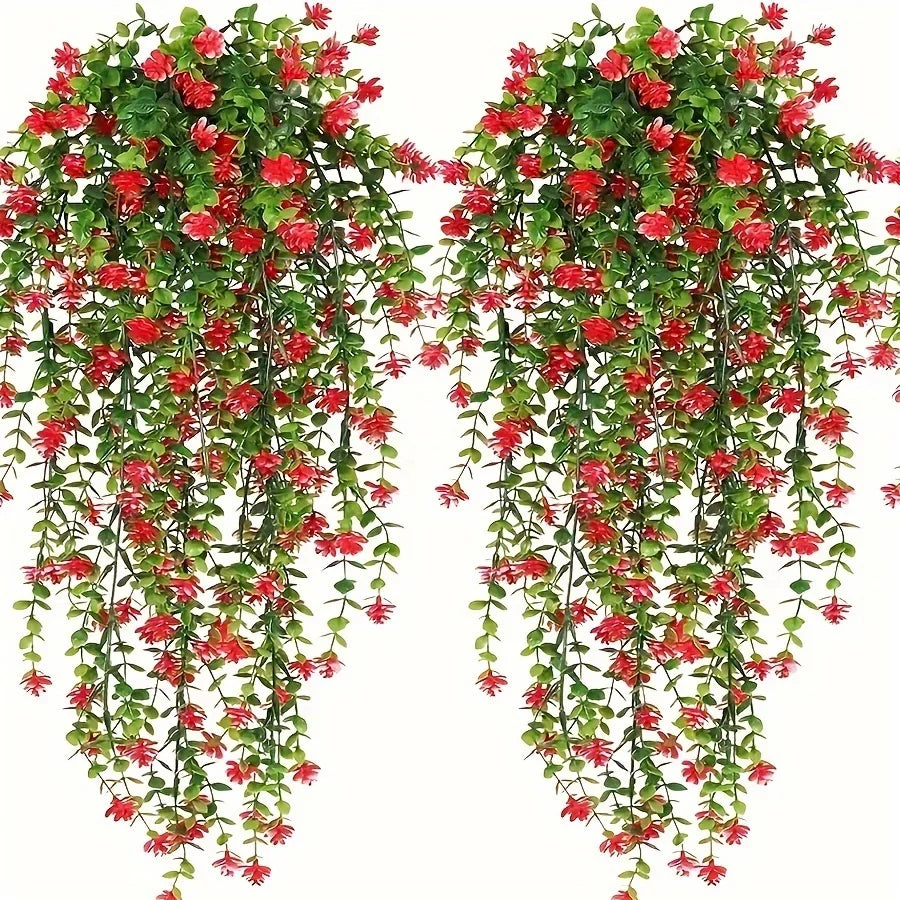 Artificial Hanging Eucalyptus Plants – 3 Pack