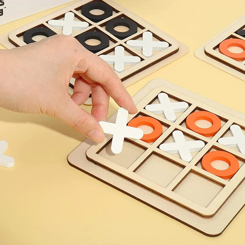 Wooden Tic-Tac-Toe Chess