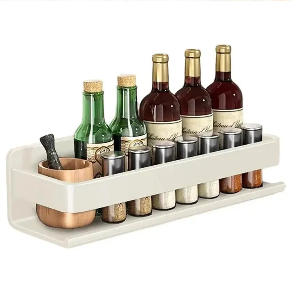 Bathroom Shelf Wall-Mounted Spice Rack Multifunctional