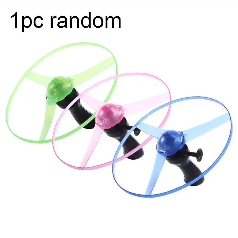 Flashing LED Spinning UFO Flying Saucer