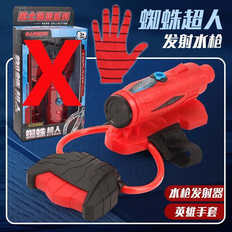 Superhero Figure Glove Water Launcher Set