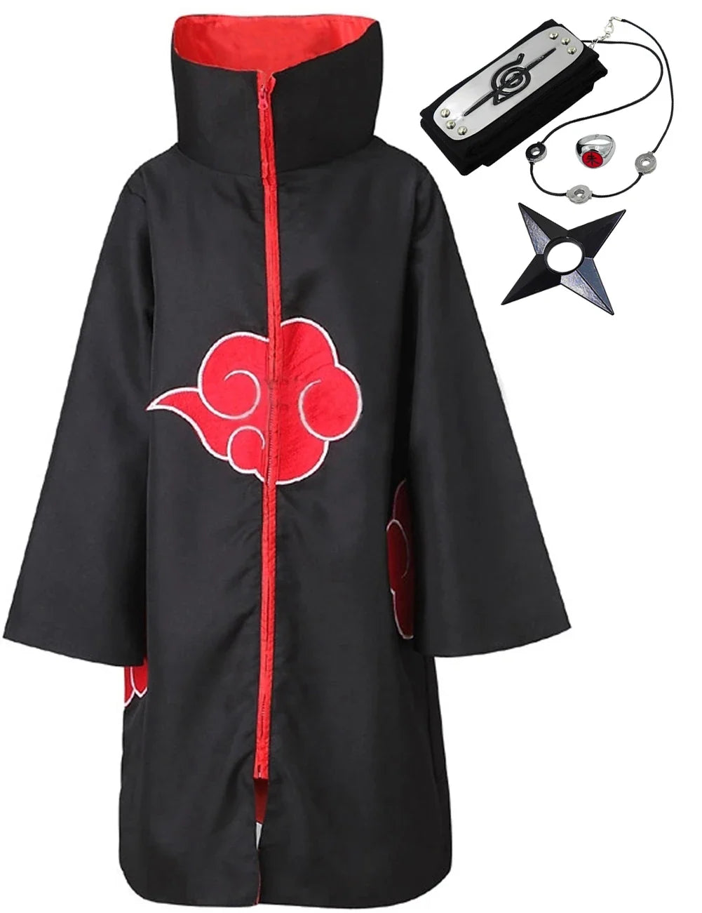Akatsuki Itachi Cosplay Cloak