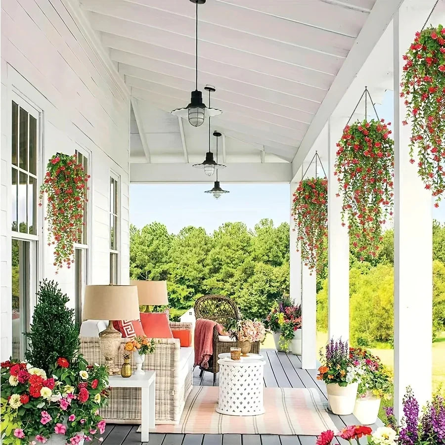 Artificial Hanging Eucalyptus Plants – 3 Pack