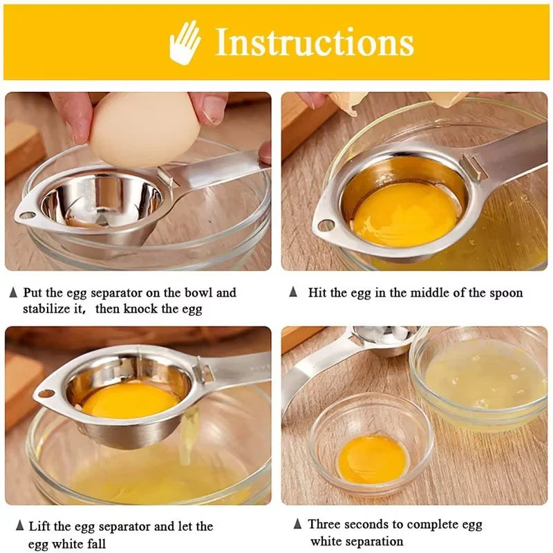 Stainless Steel Egg Separator