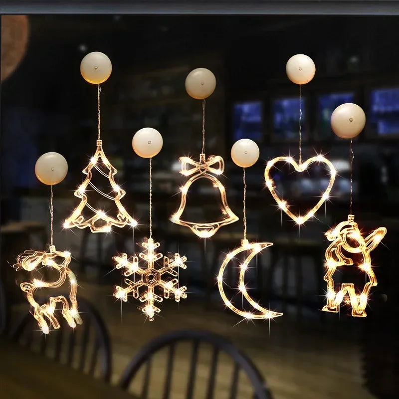 Christmas Suction-Cup LED Window Light