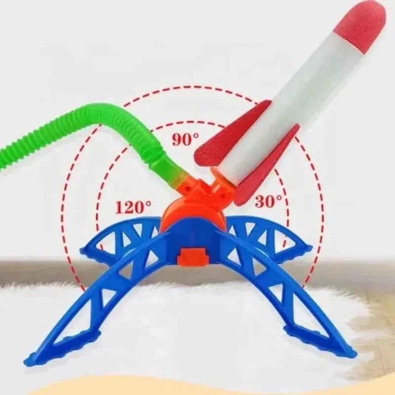 Kid Air Rocket Foot Pump Launcher
