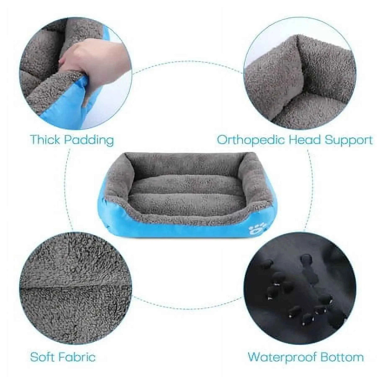 Color Square Winter Warm Pet Bed – Dog & Cat House