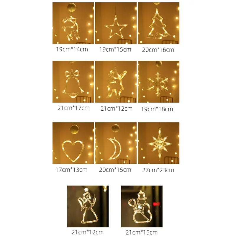 Christmas Suction-Cup LED Window Light