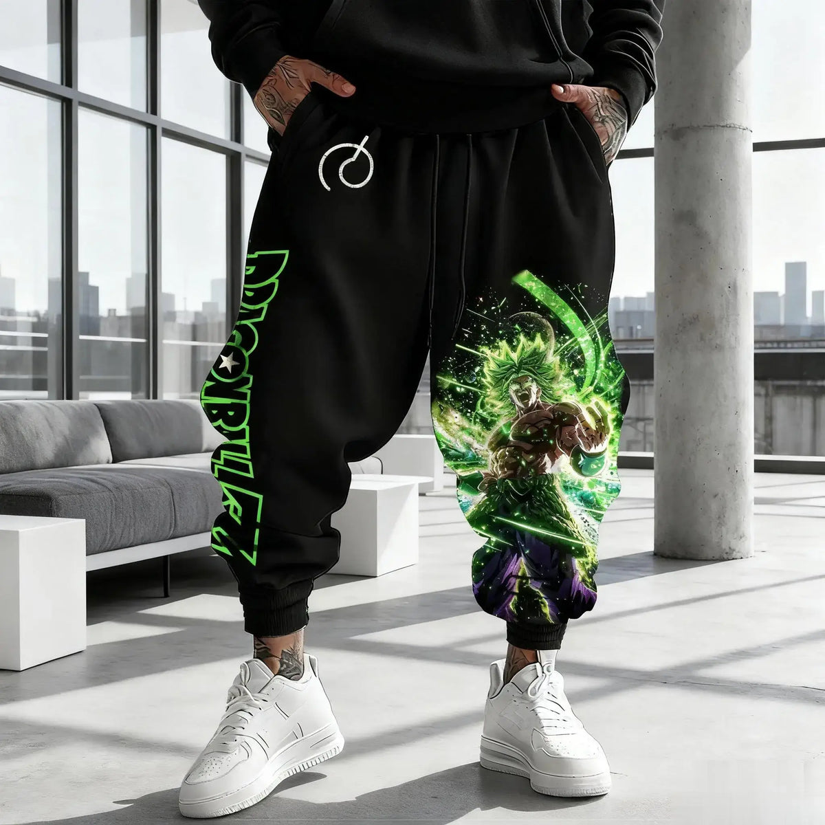 Broly Anime Pants: Dragon Ball Super Y2K Streetwear Joggers