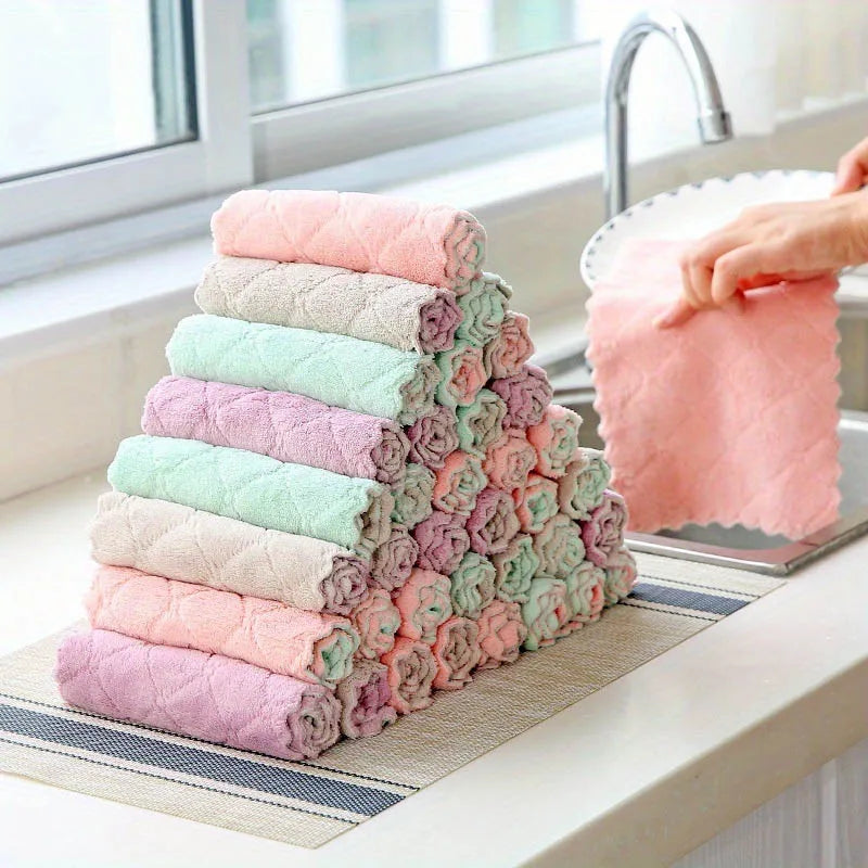 Microfiber Dish Cloths – 10-Pack