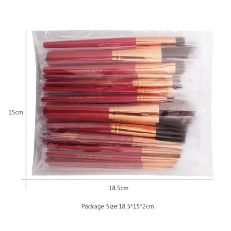 Professional Makeup Brush Set – 3, 13, or 22 Pieces