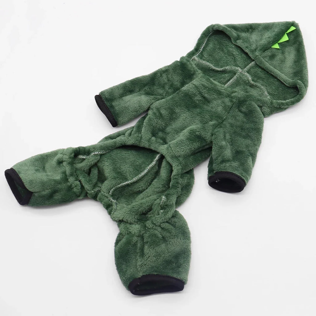 Dinosaur Fleece Costume for Cats & Dogs