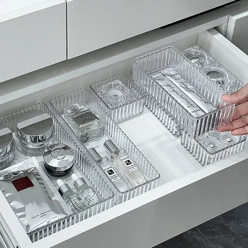 Unlimited Desk Drawer Organizers Set Plastic