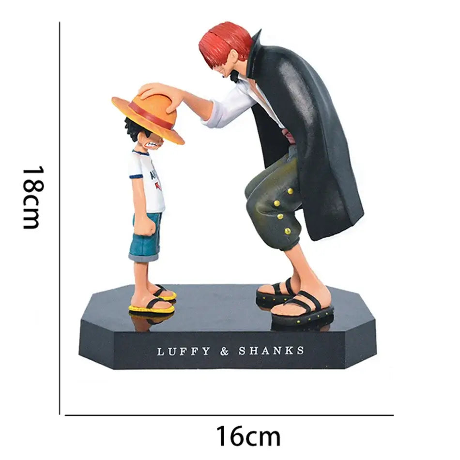 Shanks Luffy Action Figure: 18cm One Piece Anime Collectible Statue