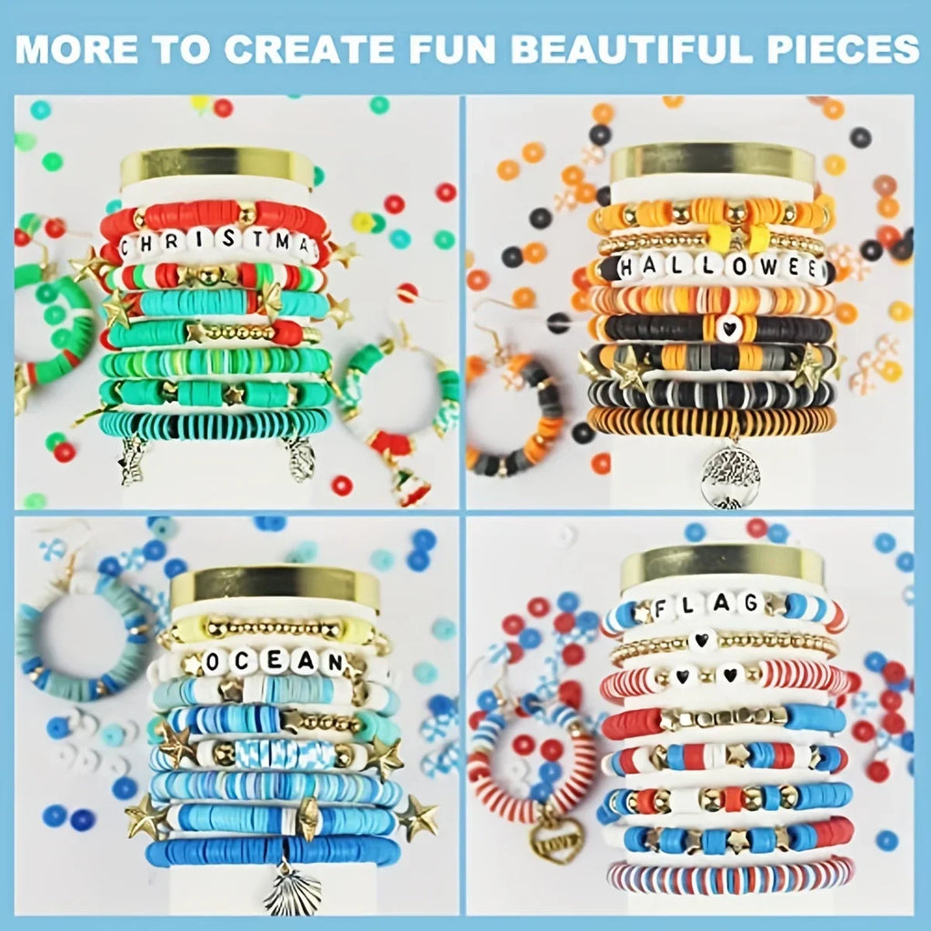 14400pcs Assorted Polymer Clay Beads Kit