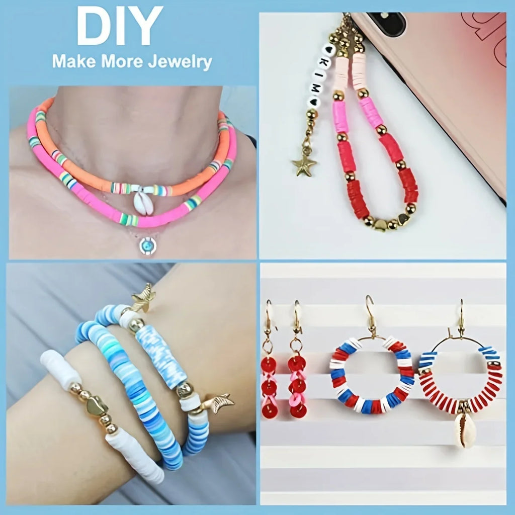14400pcs Assorted Polymer Clay Beads Kit