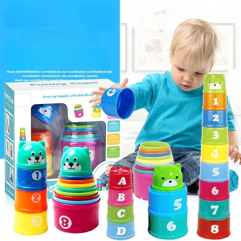 Kids Speed Stacking Cups Game – Brain Response & Puzzle Training Toy