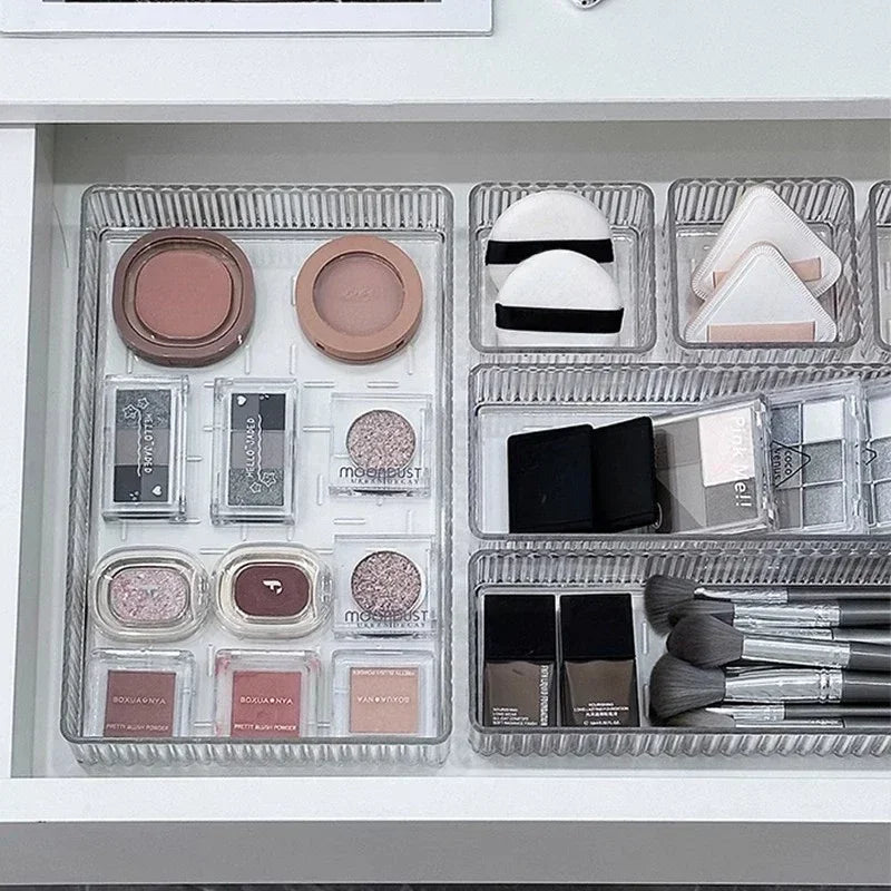 Unlimited Desk Drawer Organizers Set Plastic