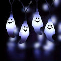 Battery-Powered Halloween Ghost LED String Lights