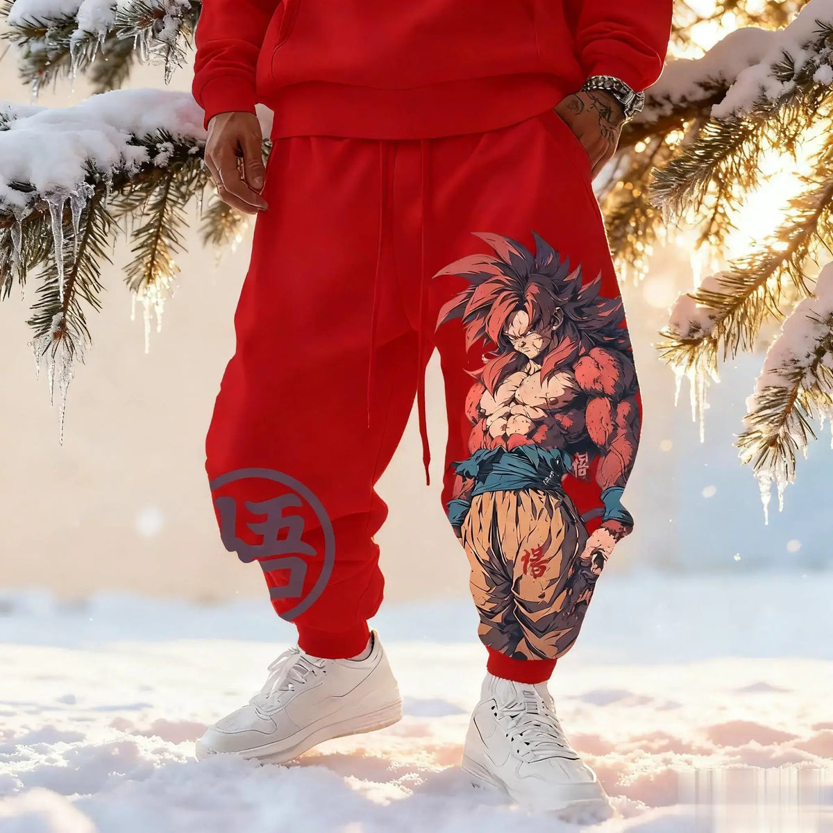 Broly Anime Pants: Dragon Ball Super Y2K Streetwear Joggers