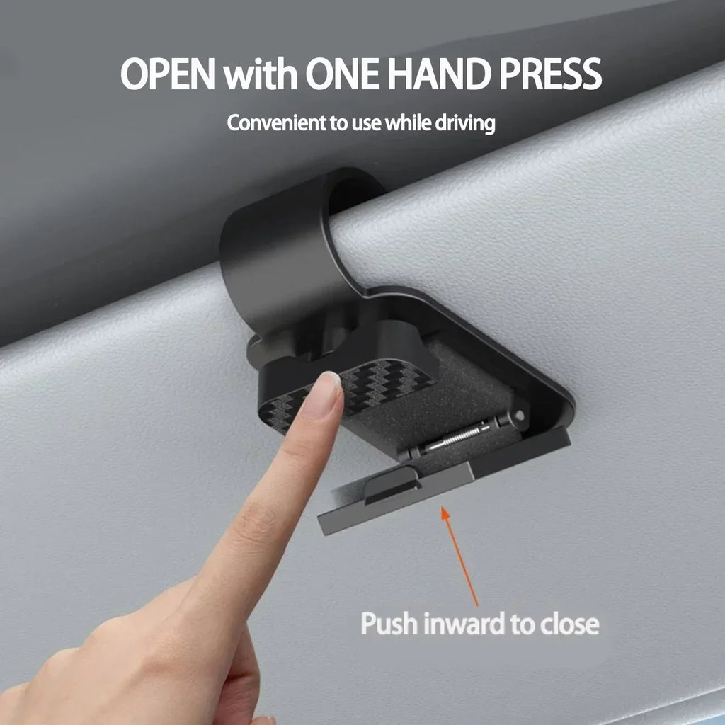 Car Sun Visor Sunglasses & Card Holder Clip