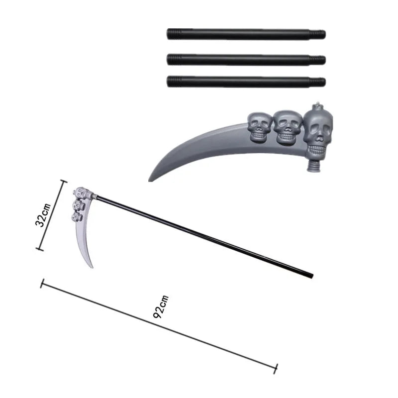 Kids' Grim Reaper Costume with Glowing Eyes
