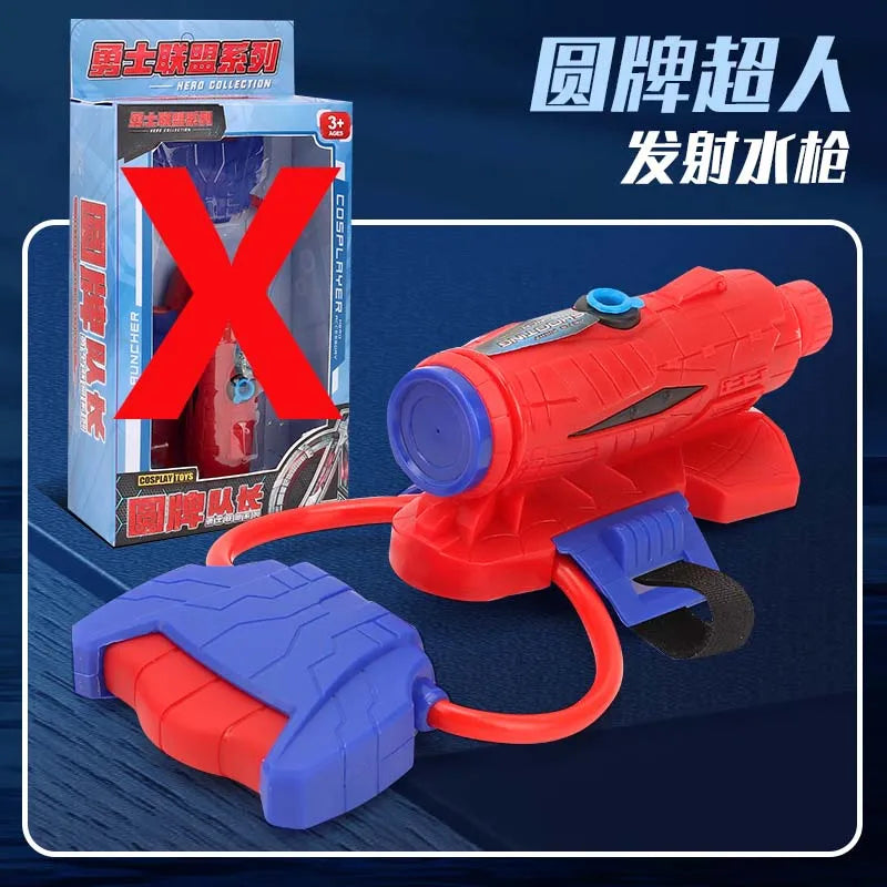 Superhero Figure Glove Water Launcher Set – Kids Outdoor Water Fight Toy