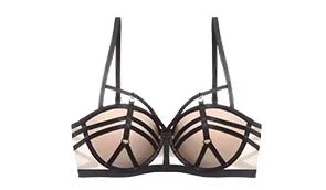 Sexy Pure Desire Bralette Set for Small Chest Push Up Wireless Bra Women Summer New Hot Style Sheer Shoulder Strap Lingerie Set