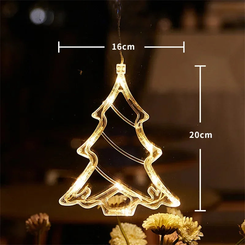 Christmas Suction-Cup LED Window Light