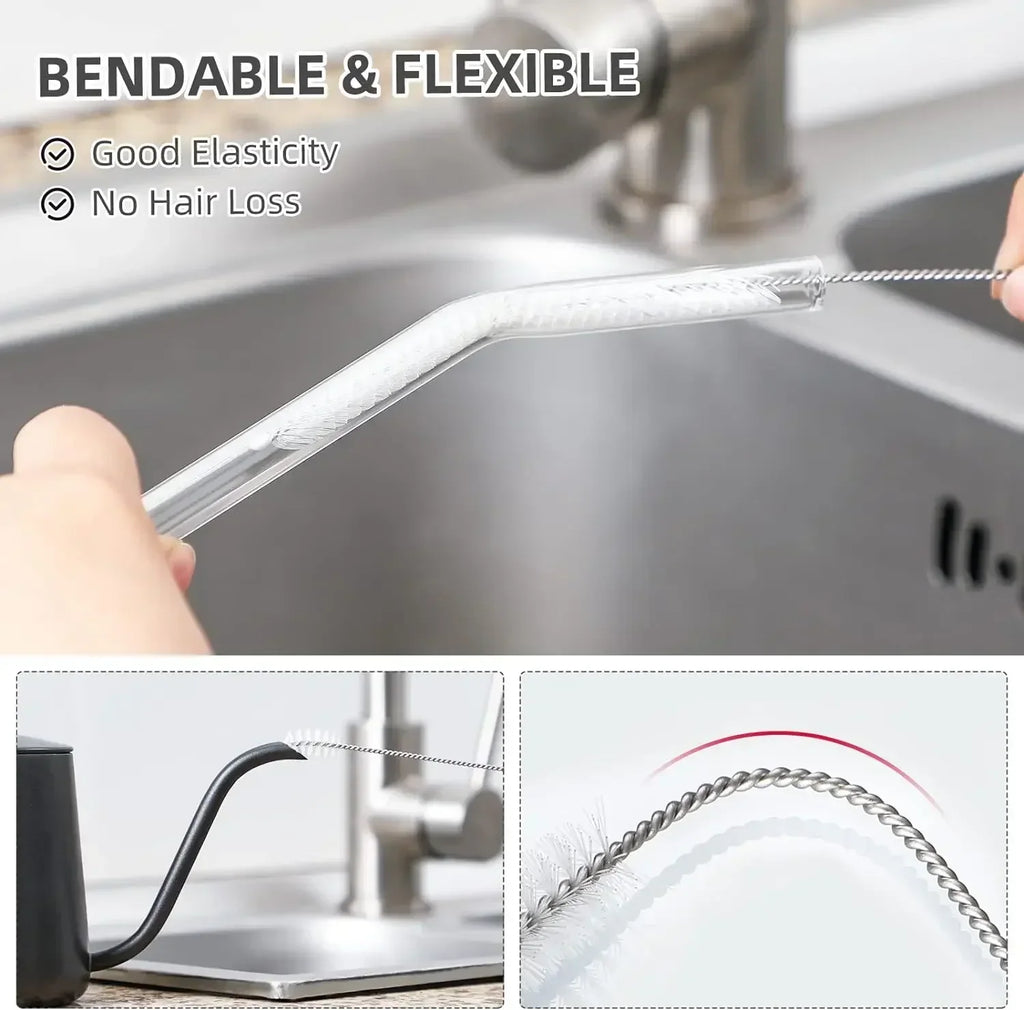 Drinking Straw Cleaning Brush Kit
