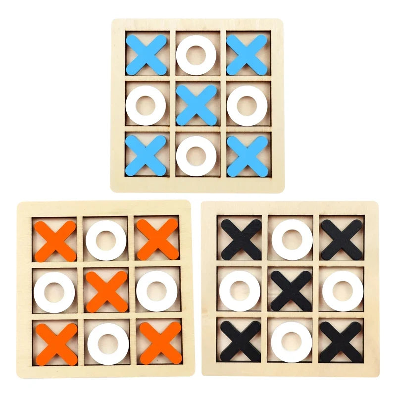 Montessori Wooden Mini Chess Puzzle Game