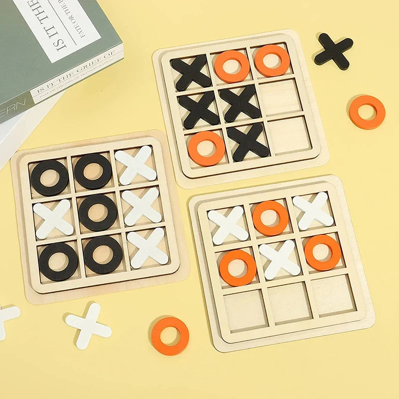 Wooden Tic-Tac-Toe Chess